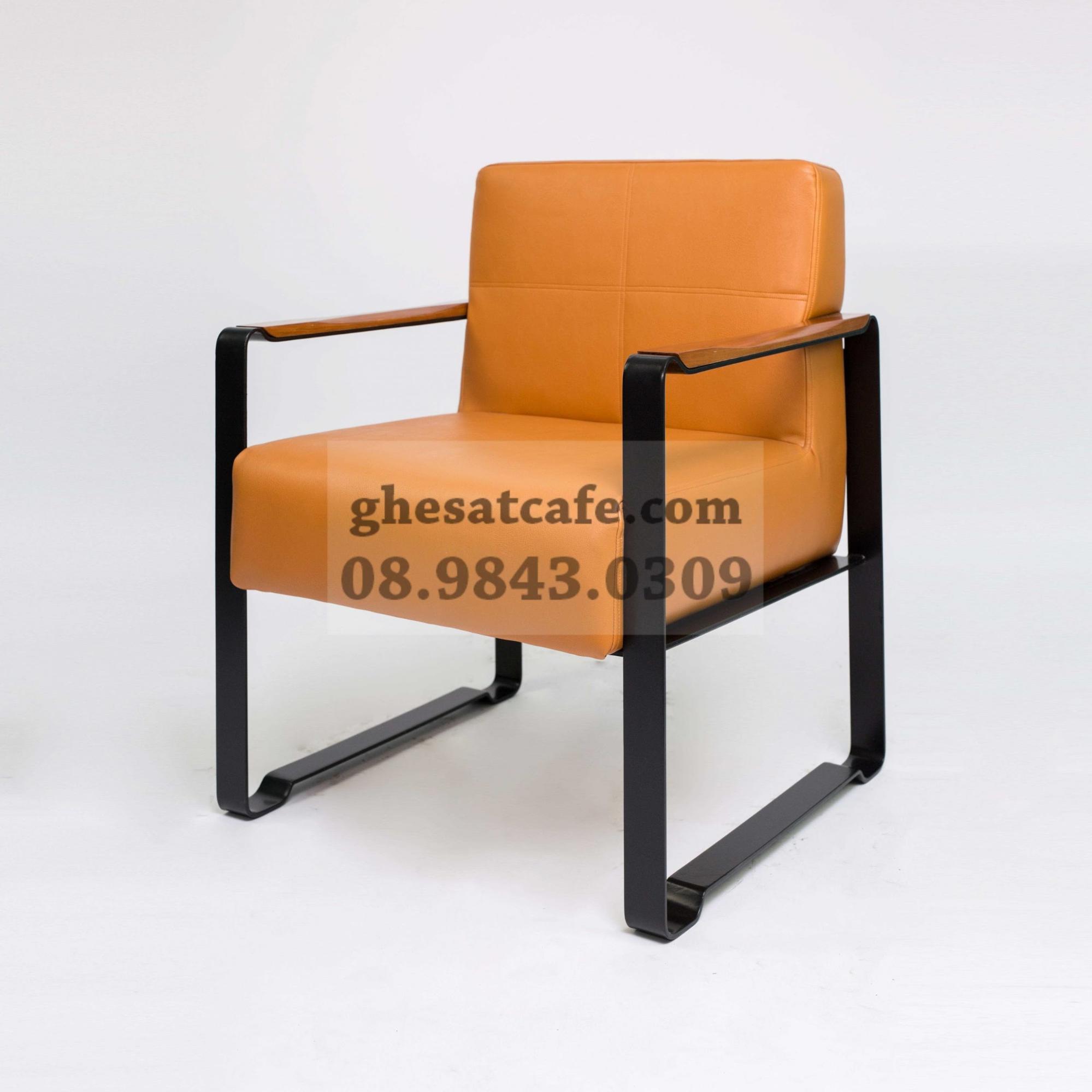 ghế sofa khung sắt cho quán cafe phong cách vintage (3)