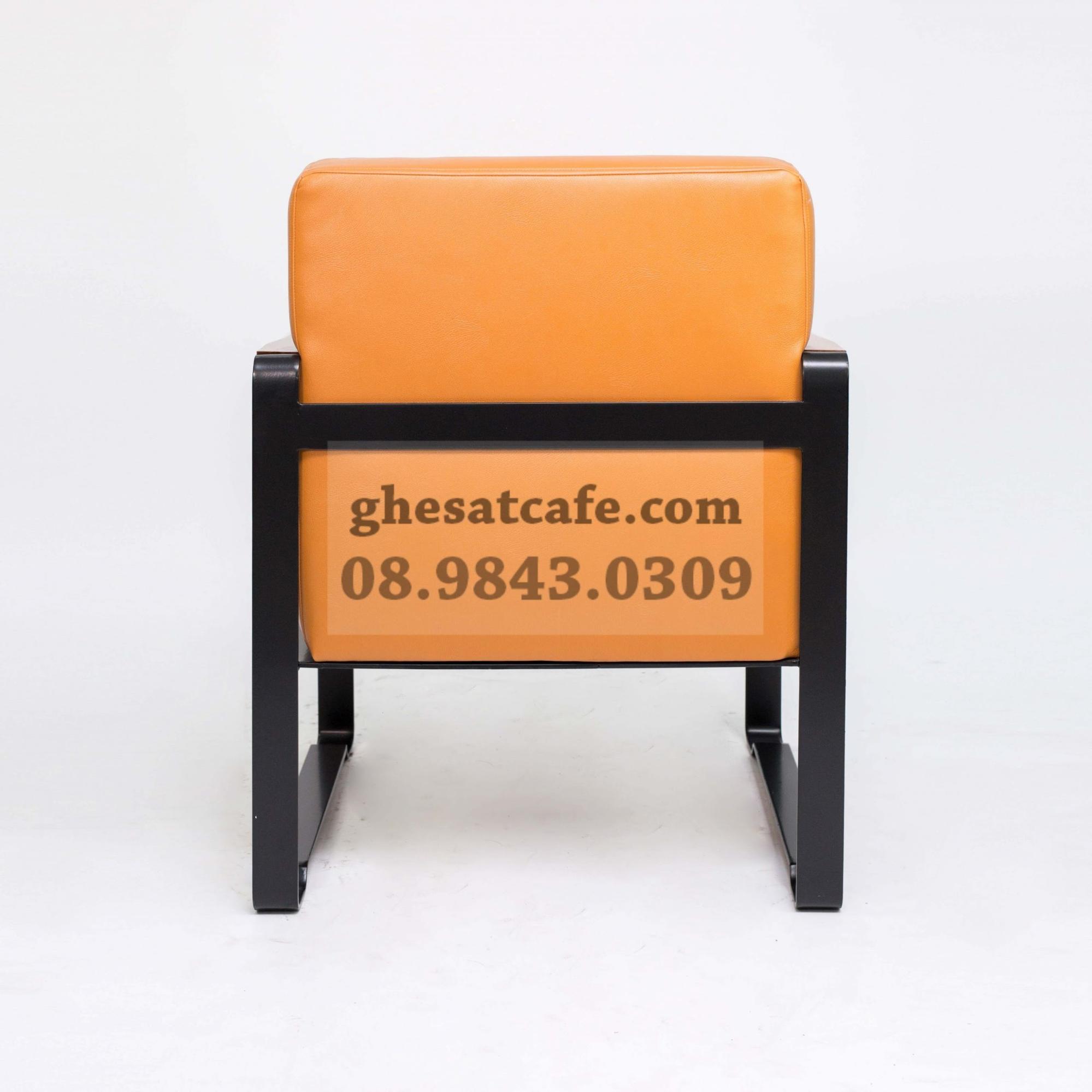 ghế sofa khung sắt cho quán cafe phong cách vintage (4)